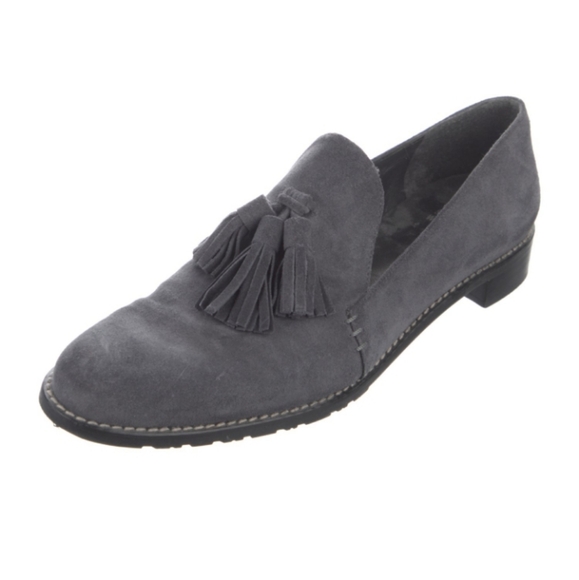 Stuart Weitzman Suede tassel accent loafers - Picture 2 of 5